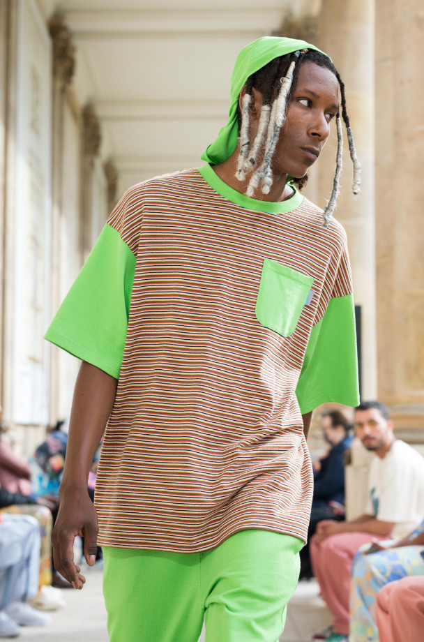 Paris, France. June 21, 2022, Kodak Black attends the Bluemarble Menswear  Spring Summer 2023 show as part of Paris Fashion Week on June 21, 2022 in  Paris, France. Photo by Laurent Zabulon/ABACAPRESS.COM