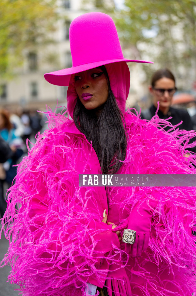 Zendaya Attends Valentino's Pink PP Collection at Paris Fashion Week