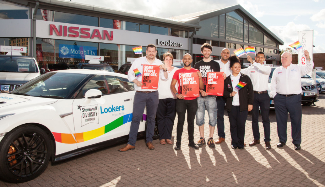 Lookers drives equality agenda by becoming Stonewall diversity champion 2