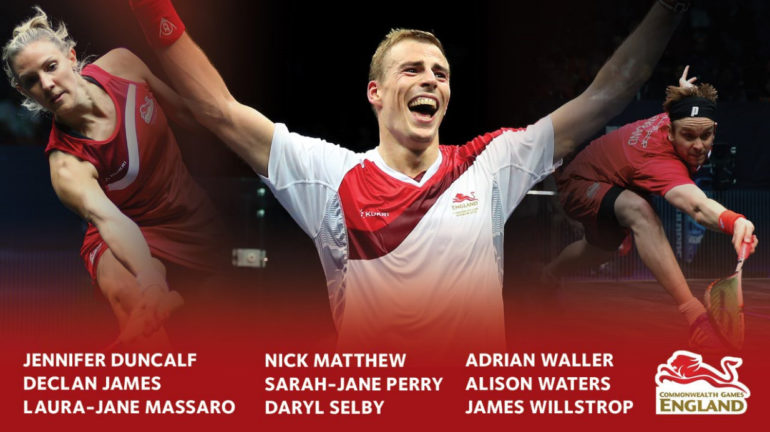Squash Players For 2018 Commonwealth Games