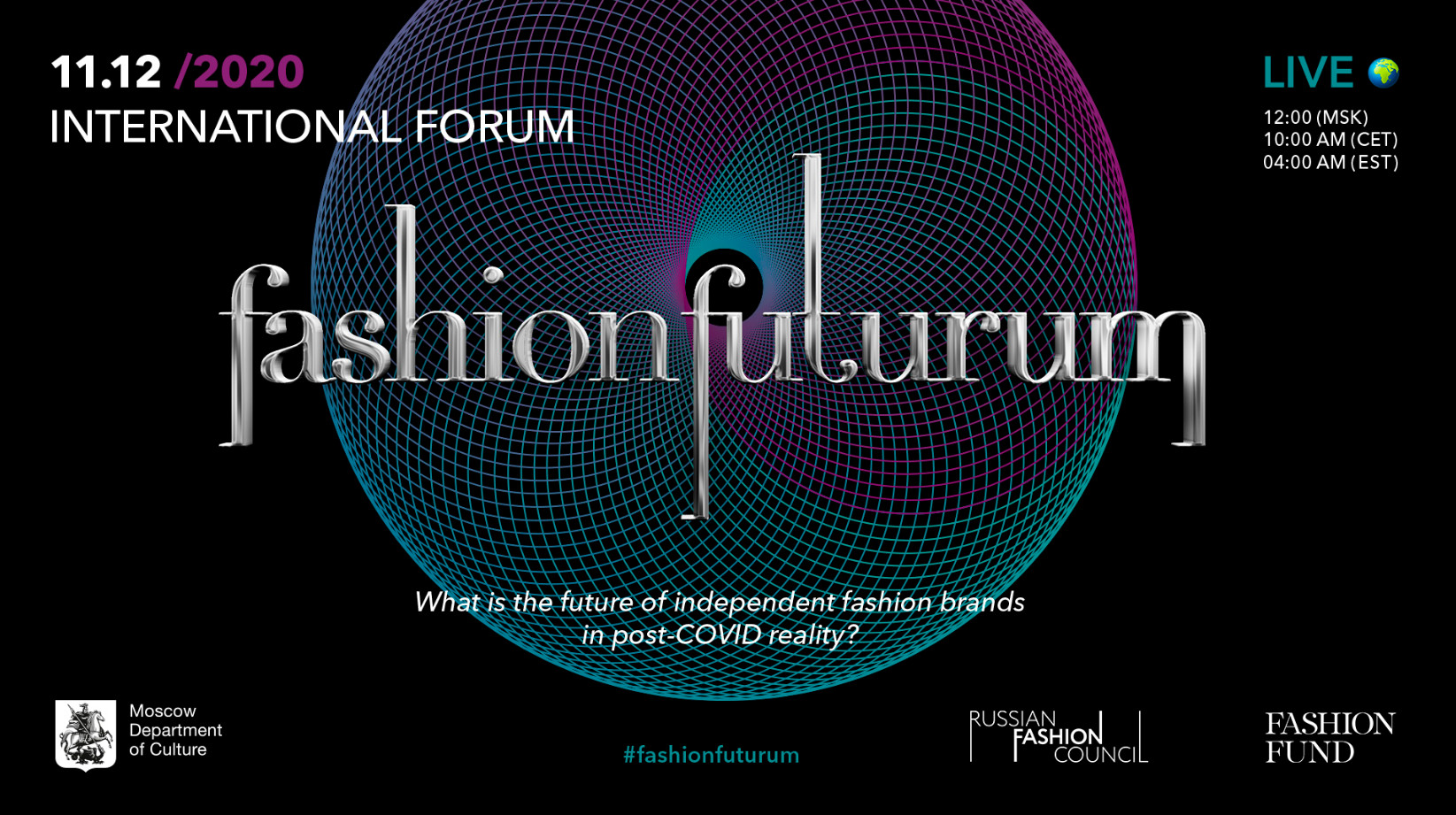 International fashion futurum forum is taking place in moscow
