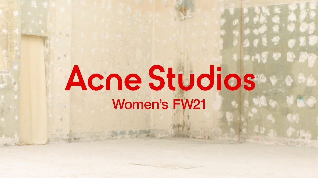 Acne studios women's fall winter 2021
