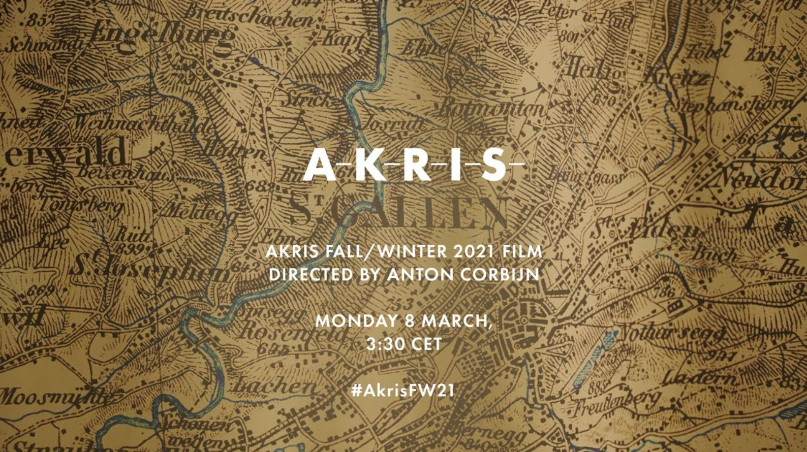 Akris fall winter 2021 film directed by anton corbijn