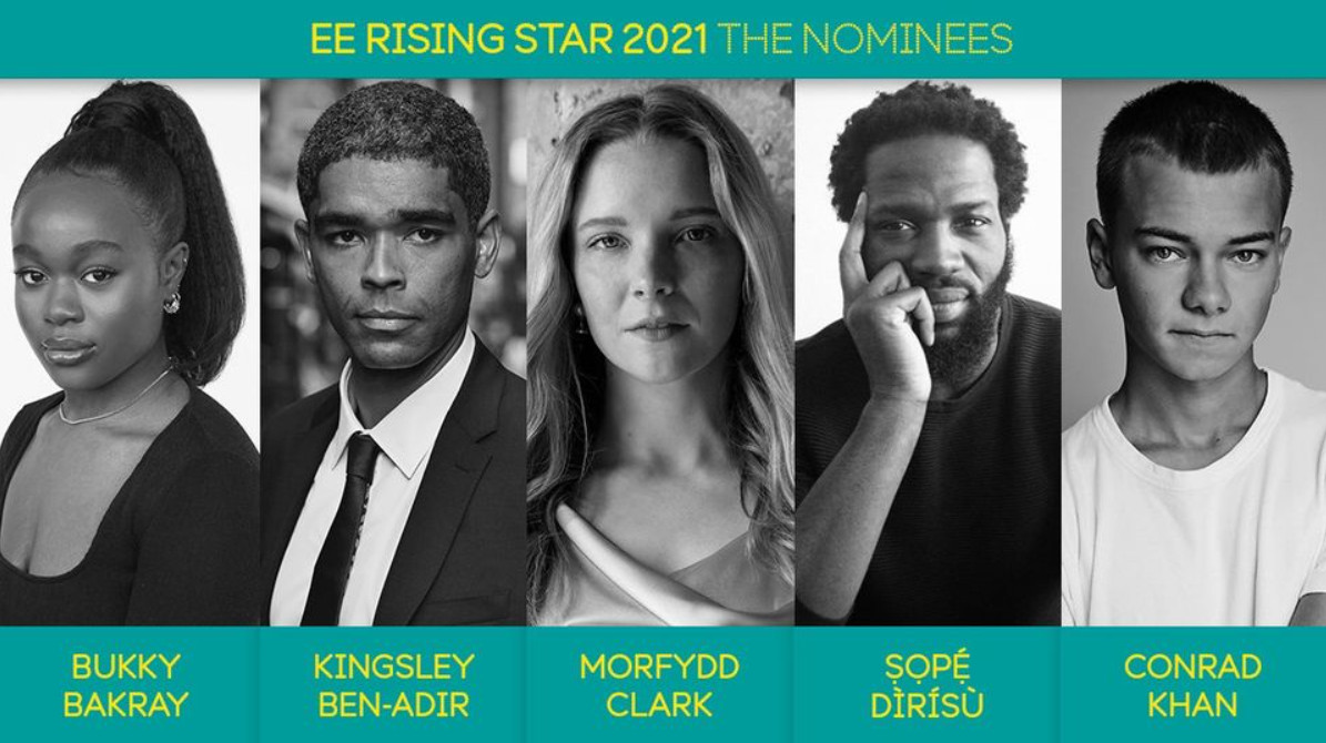 Bafta ee rising star award nominees for 2021