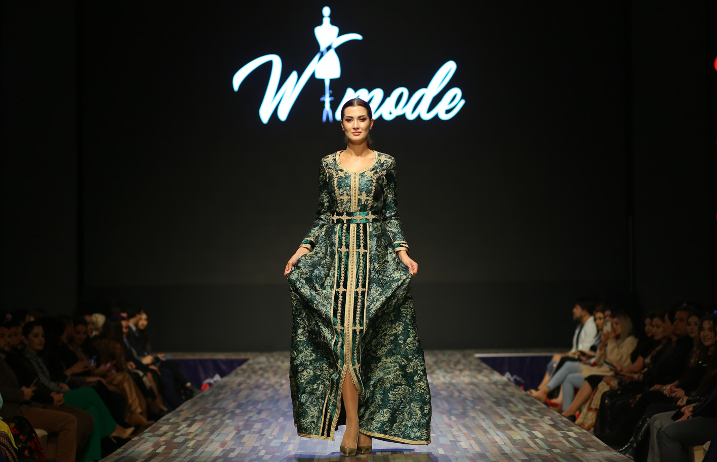 Wafaa idrissi “the fashion rebel “ during oriental fashion show