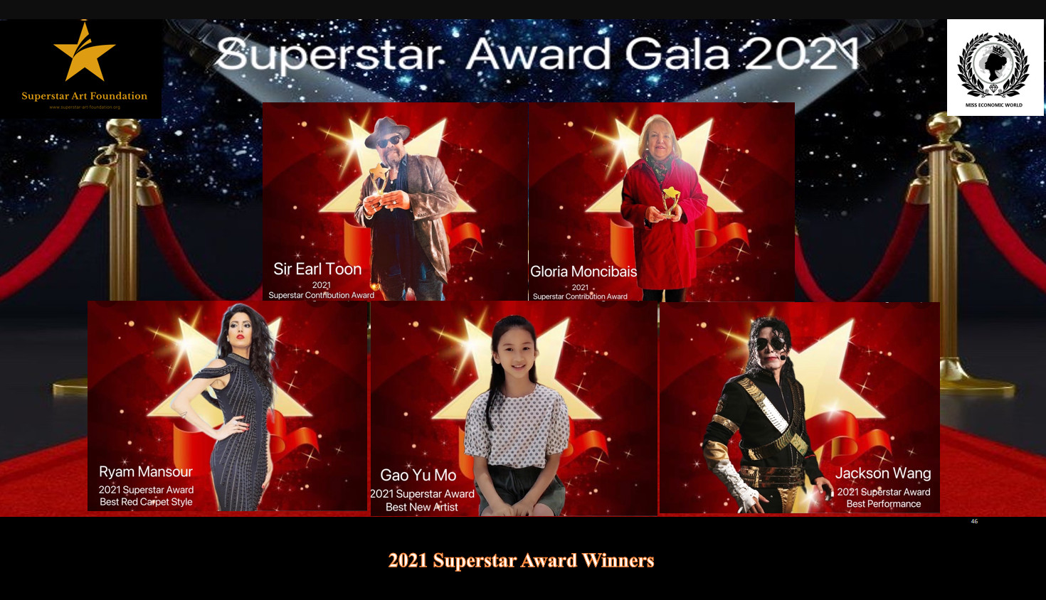 Superstar award 2021 winners announcement