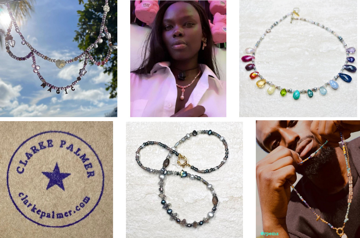 Handmade bespoke sustainable jewellery perfect for beach and festivals and unique gifting