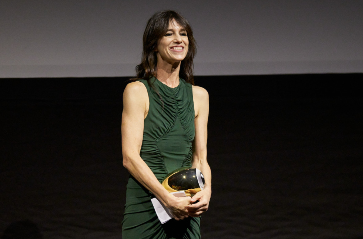 Charlotte gainsbourg awarded with golden eye