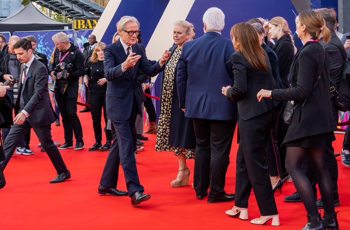 Cast and Crew of the film Living attends the Red carpet at the BFI London  Film Festival 2022